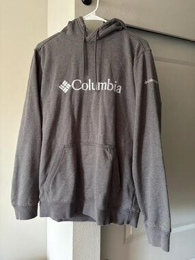 Columbia Men's Charcoal Gray Logo Pullover Hoodie